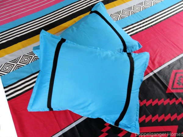 Doppelganger Homes Burst of colors Double Bed Sheet