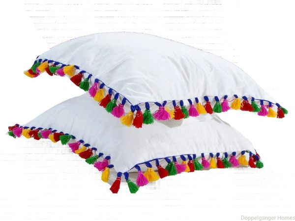 Doppelganger Homes Thread pom-pom Cushion Cover Set (5pcs)