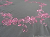 Doppelganger Homes Floral Wreath Double Bed Sheet
