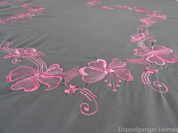 Doppelganger Homes Floral Wreath Double Bed Sheet