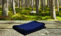Doppelganger Homes Handloom Cotton Blue Striped floor Runner