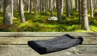 Doppelganger Homes Handloom Cotton Black Striped floor Runner