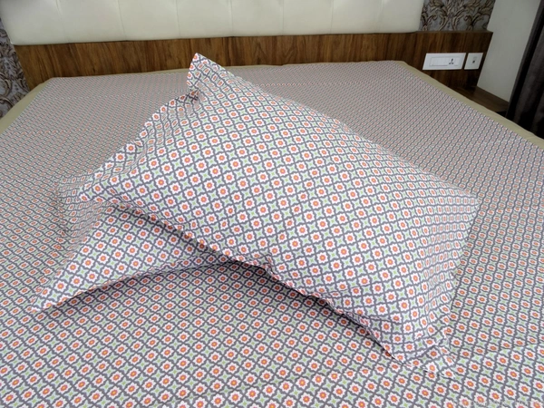 Doppelganger Homes Moroccan pattern Double Bed Sheet