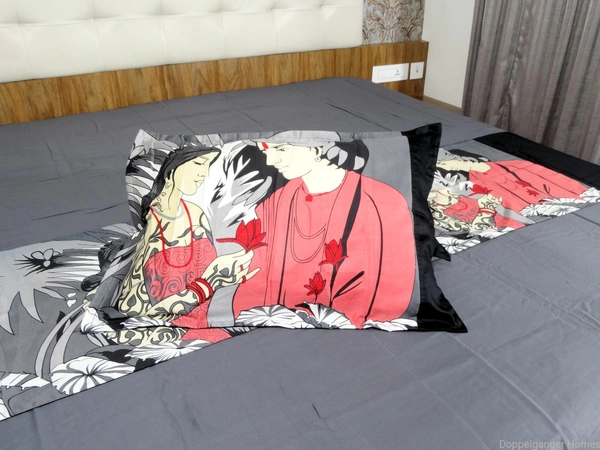 Doppelganger Homes Soulmates Double Bed sheet set