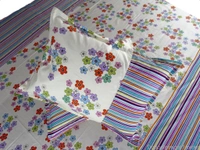 Doppelganger Homes Flower Basket Double Bed Sheet