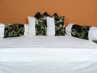 Doppelganger Homes Tie & Dye Diwan set (Set of 8 pcs.)