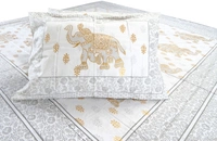Doppelganger Homes Big Elephant Ethnic Double Bed sheet