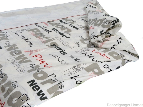 Doppelganger Homes New York Single Duvet (Blanket Cover)