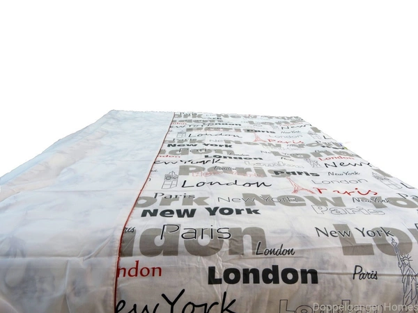 Doppelganger Homes New York Single Duvet (Blanket Cover)