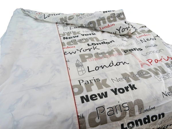 Doppelganger Homes New York Single Duvet (Blanket Cover)