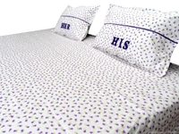 Doppelganger Homes “HIS-HER” Double Bed sheet