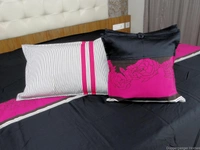 Doppelganger Homes "Valley of Pink Roses" Double Bed sheet