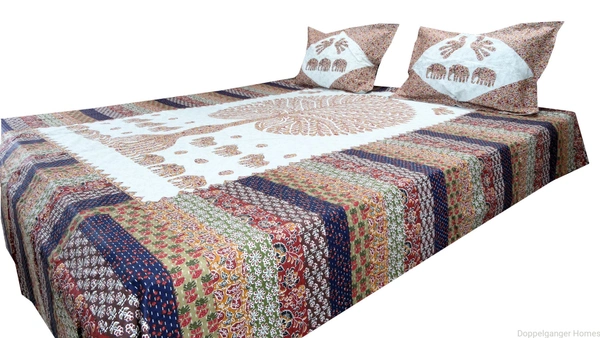 Doppelganger Homes "Tree of Life" Printed Double Bed Sheet