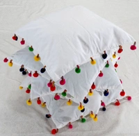 Doppelganger Homes Pom-pom balls Cushion Cover Set (5 pcs)