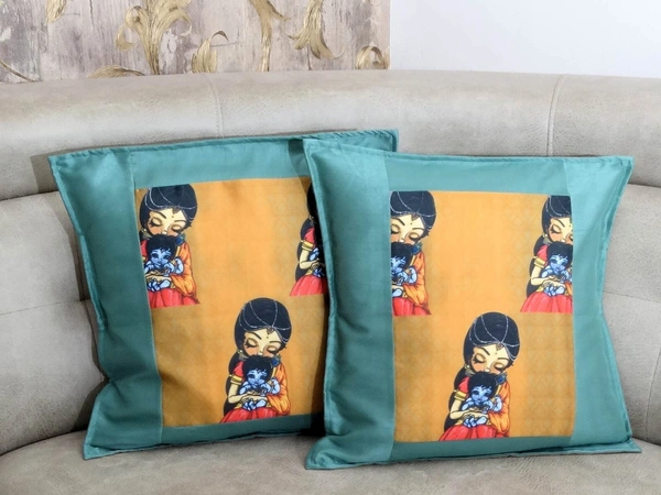 Doppelganger Homes 2pcs Designer Cushion cover Set