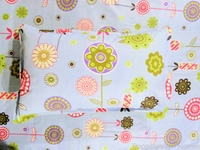 Doppelganger Homes Blue Blossom Single Bedsheet