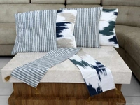 Doppelganger Homes 5 Pcs Designer Cushion cover and Runner Set