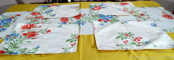 Doppelganger Homes 6 Seater Cotton Table Cover Set (7 PCS)-1