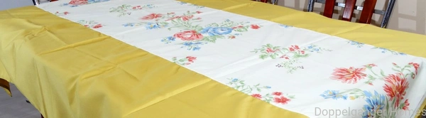 Doppelganger Homes 6 Seater Cotton Table Cover Set (7 PCS)-1