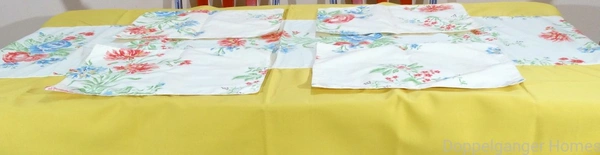 Doppelganger Homes 6 Seater Cotton Table Cover Set (7 PCS)-1