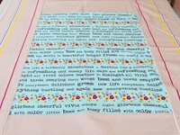 Doppelganger Homes 6 Seater Designer Little Bees Cotton Dining Table Cover