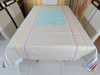 Doppelganger Homes 6 Seater Designer Little Bees Cotton Dining Table Cover