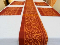 Doppelganger Homes Table runner and Placemats set (7PCS)-27