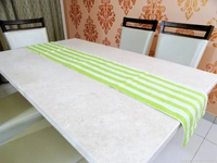Doppelganger Homes Green Floral Cotton Table Runner