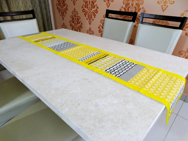 Doppelganger Homes Modern Cotton Table Runner