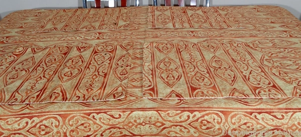 Doppelganger Homes 6 Seater Cotton Table Cover Set-16
