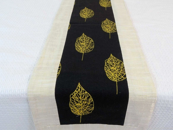Doppelganger Homes Cotton Dining Table Runner-31