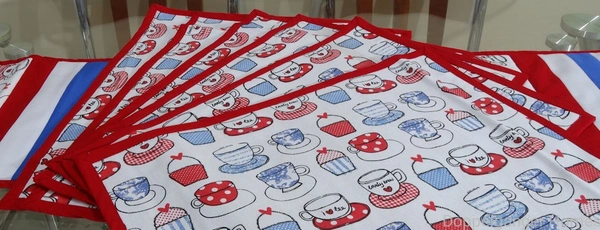 Doppelganger Homes Cup Saucer Table runner (7PCS)