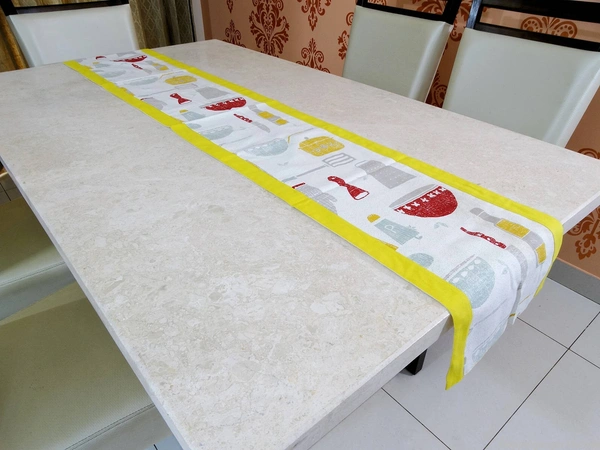 Doppelganger Homes "Spoon and Ladle" Cotton Table Runner
