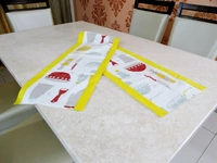 Doppelganger Homes "Spoon and Ladle" Cotton Table Runner