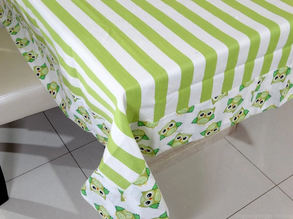 Doppelganger Homes 6 Seater Designer Cotton Dining Table Cover-8