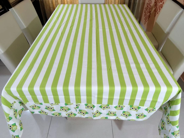 Doppelganger Homes 6 Seater Designer Cotton Dining Table Cover-8