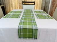 Doppelganger Homes Table runner and Placemats set (7PCS)-30