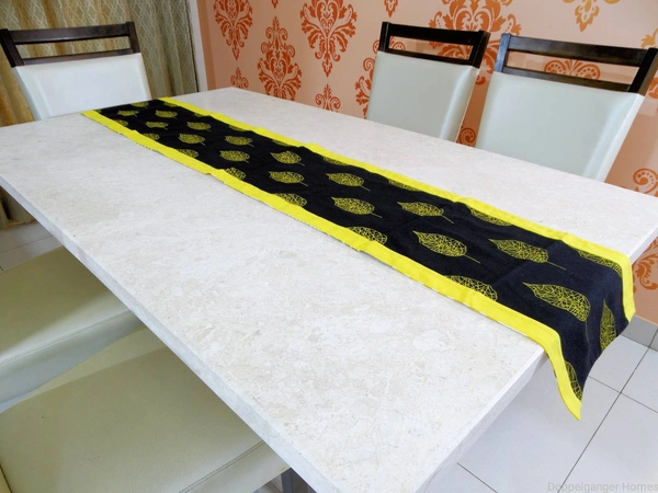 Doppelganger Homes "Falling leaf" Cotton Table Runner-18