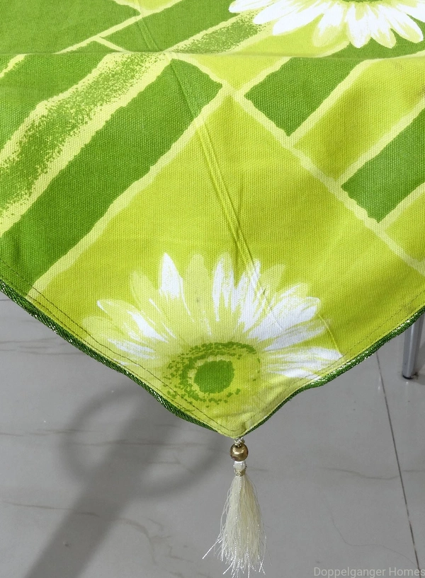 Green Gerbera Table Runner (7PCS)-4