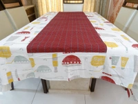 Doppelganger Homes Designer Table Cover 6 Seater Cotton-26