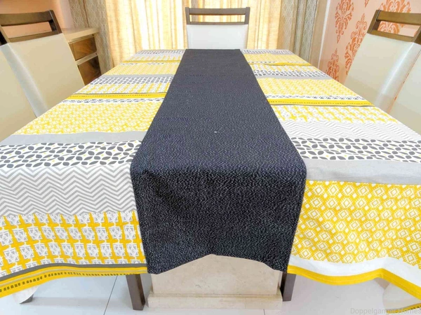 Doppelganger Homes Designer Table Cover 6 Seater Cotton-23