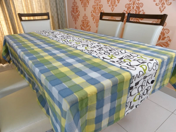 Doppelganger Homes Designer Table Cover 6 Seater Cotton-25