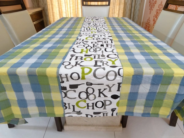 Doppelganger Homes Designer Table Cover 6 Seater Cotton-25