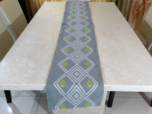 Doppelganger Homes Embroidered Cotton Table Runner