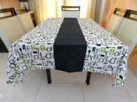 Doppelganger Homes Cotton Dining Table Cover Designer 6 Seater