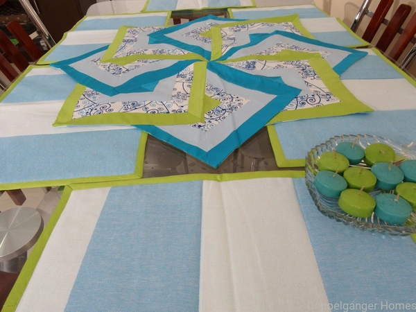 Doppelganger Homes Swastik Table Runner (7PCS)