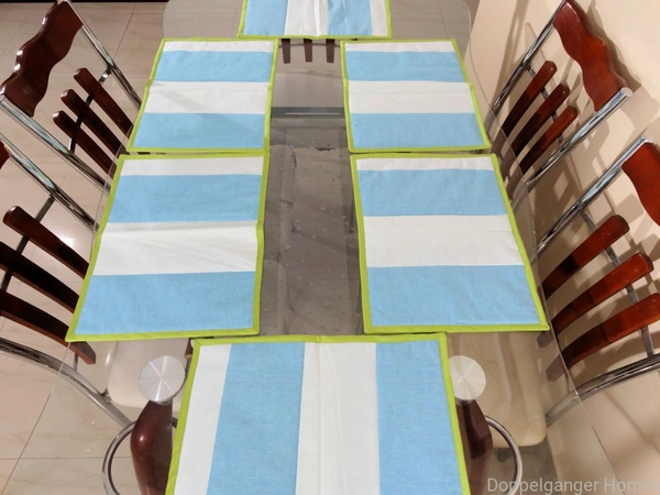 Doppelganger Homes Swastik Table Runner (7PCS)