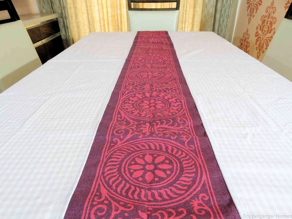 Doppelganger Homes Designer Table Cover 6 Seater Cotton-22