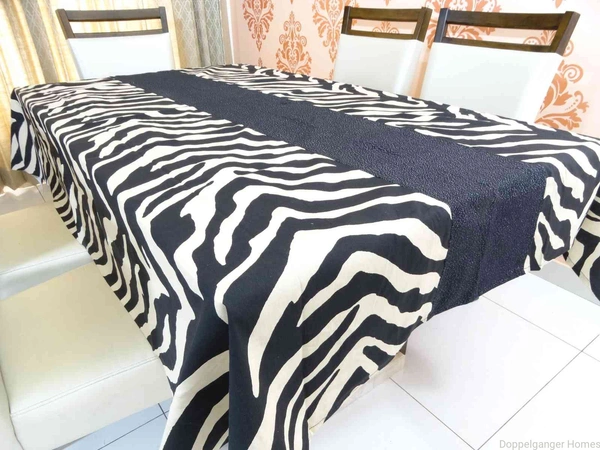 Doppelganger Homes Designer Table Cover 6 Seater Cotton-24