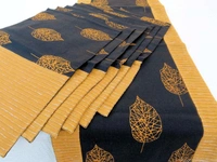 Doppelganger Homes Table runner and Placemats set (7PCS)-28